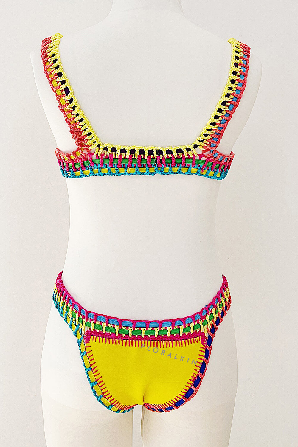 Handmade Crochet Reversible Triangle Bikini Top