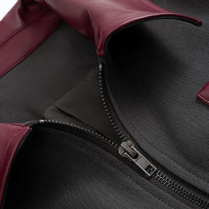 The Verona Contrast-Collar Zip Jacket