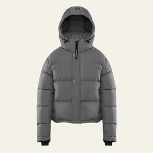 The Alpine Hooded Puffer Jacket Grey