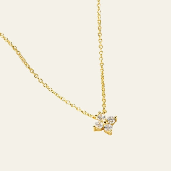 The Riviera Four-Petal Pendant Necklace