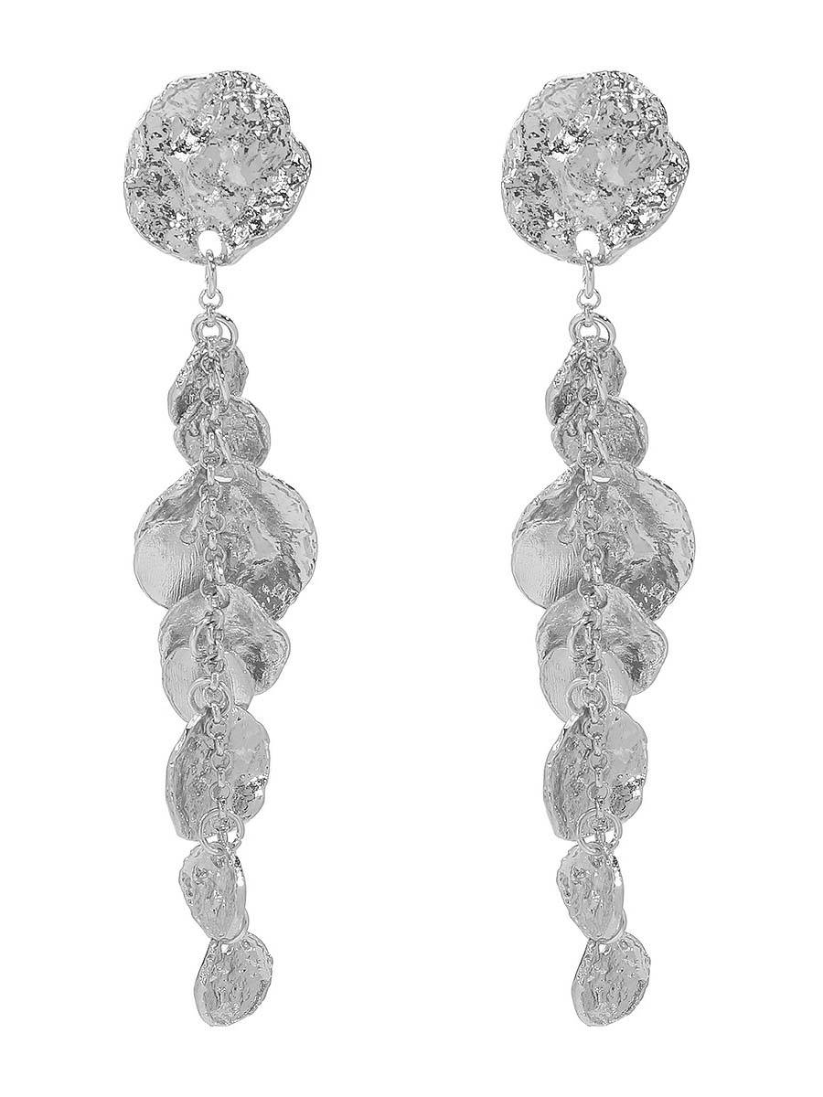 Boucles d'oreilles à pampilles irrégulières minimalistes