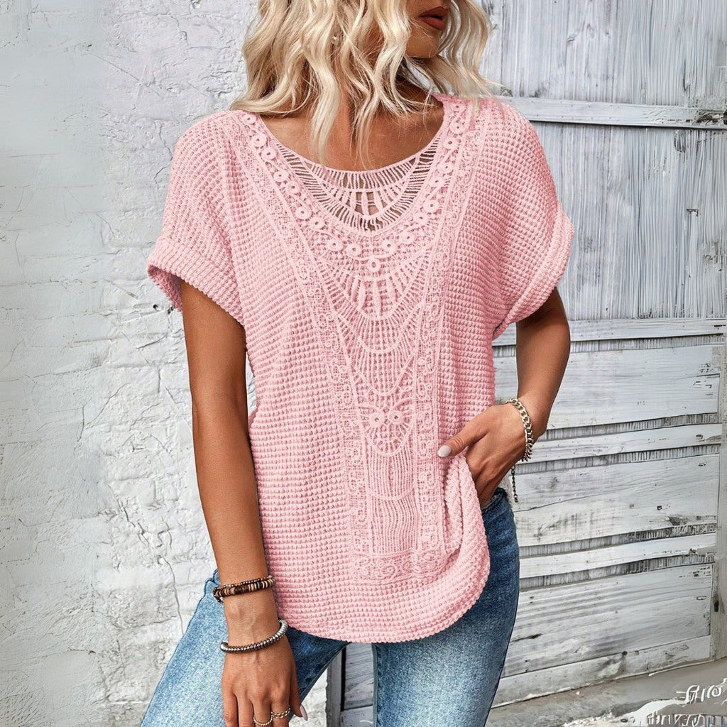 Emma Crochet Lace Top