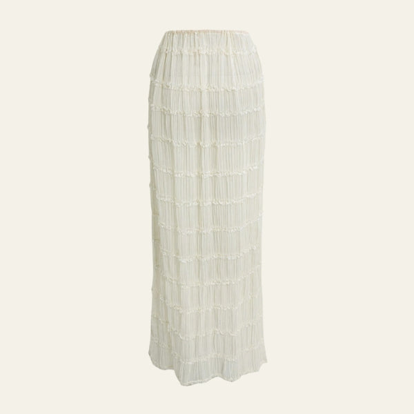The Capri Tiered Halter Maxi Set