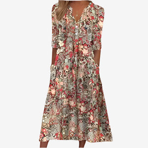 Nyvra | Refined Dress Giallo Rosso