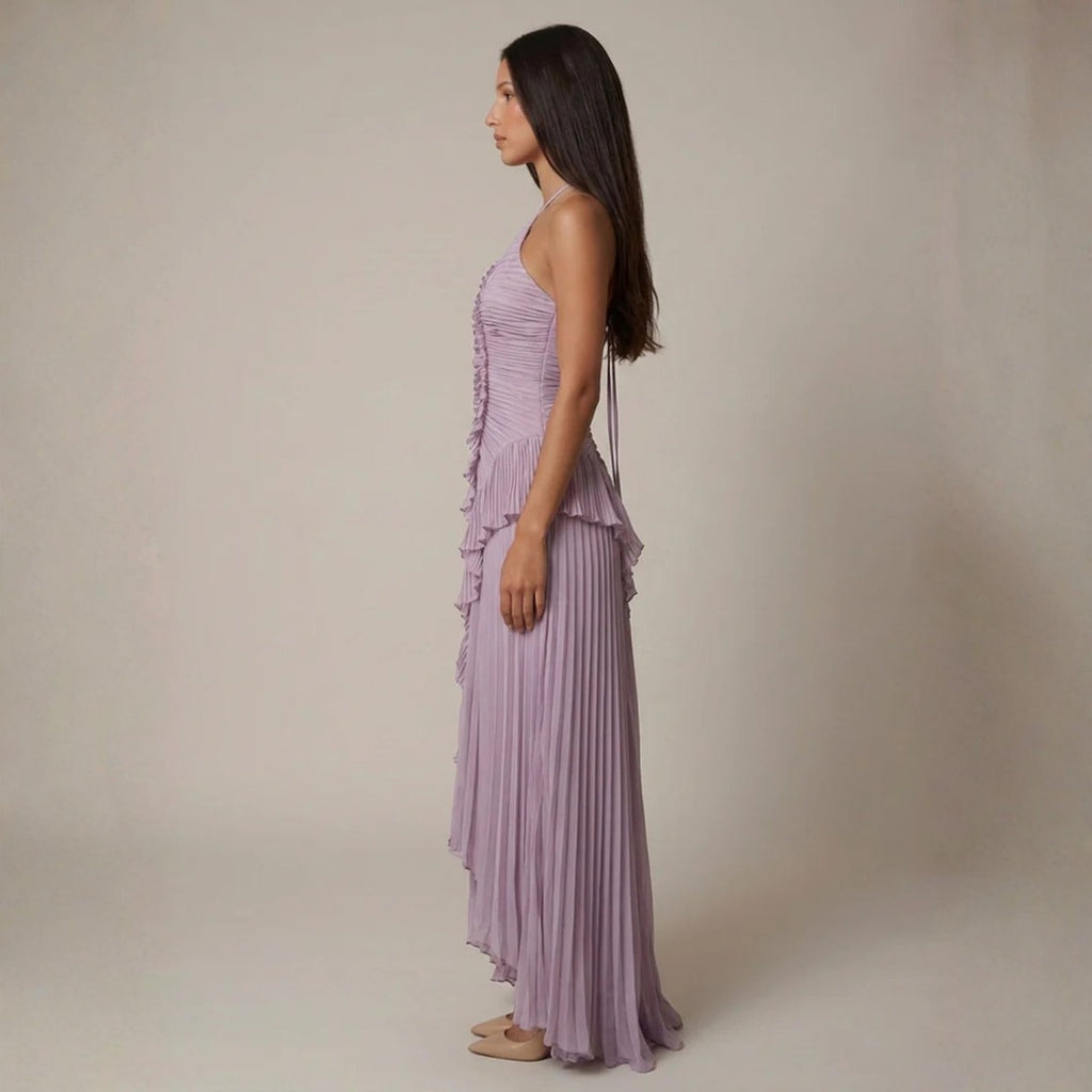 The Amalfi Ruffle High-Low Dress