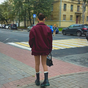 The Vienna Burgundy Jacket
