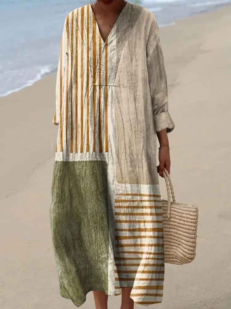 Allison | Printed Vacation Dress