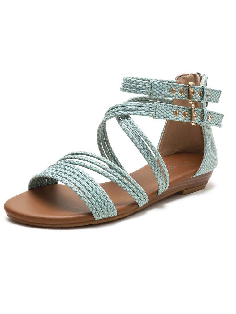 Sandales romaines plates