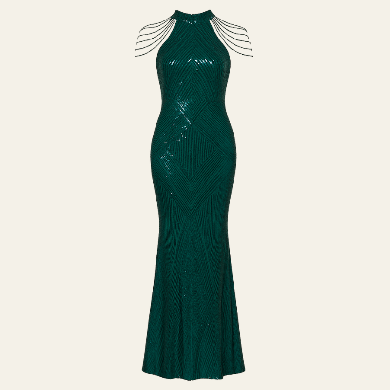 The Cannes Sequin Evening Dress