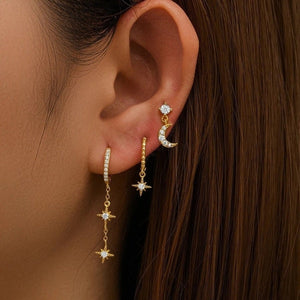The Luna Celestial Mismatch Earring Set
