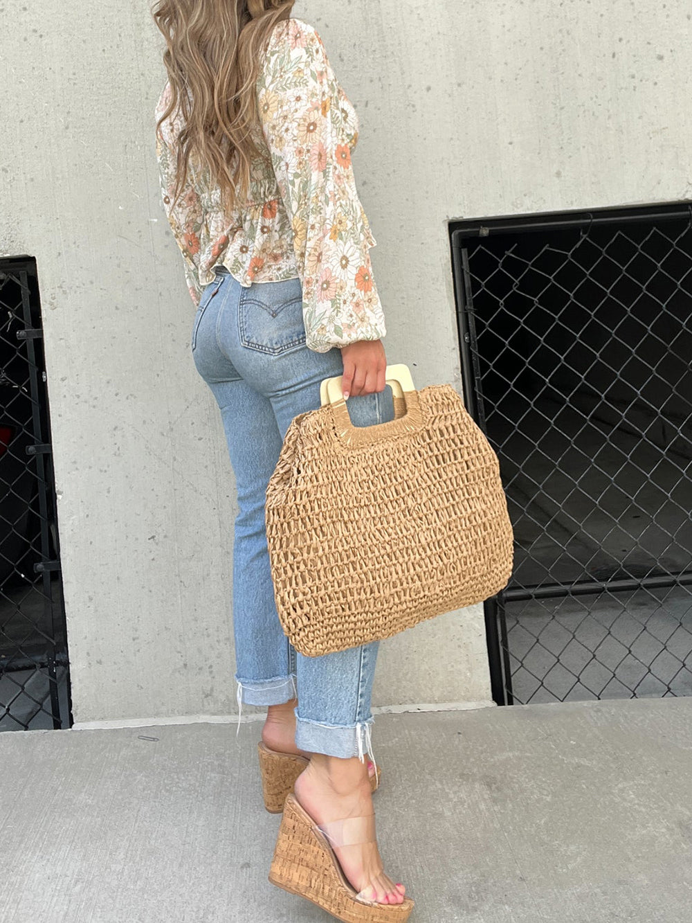 Sac en paille Tulum Nights