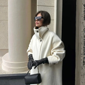 The Geneva Stand-Collar Longline Coat