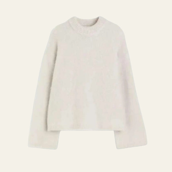 The Aspen Fuzzy-Knit Crewneck Sweater