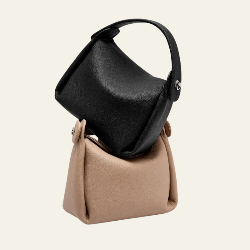 The Milan Top-Handle Leather Bag