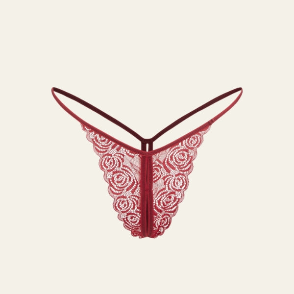 The Verona Ruffle Thong Set