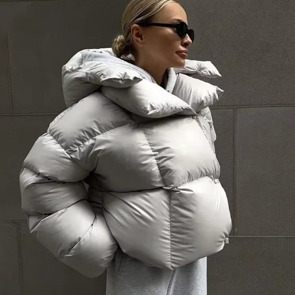 The Glacier Double-Collar Puffer Jacket