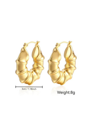 Boucles d'oreilles en bambou