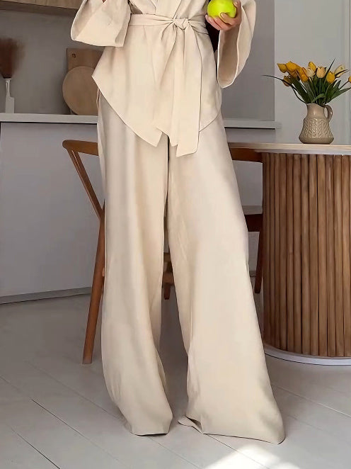 Casual Elastic Loose Wide-leg Pants