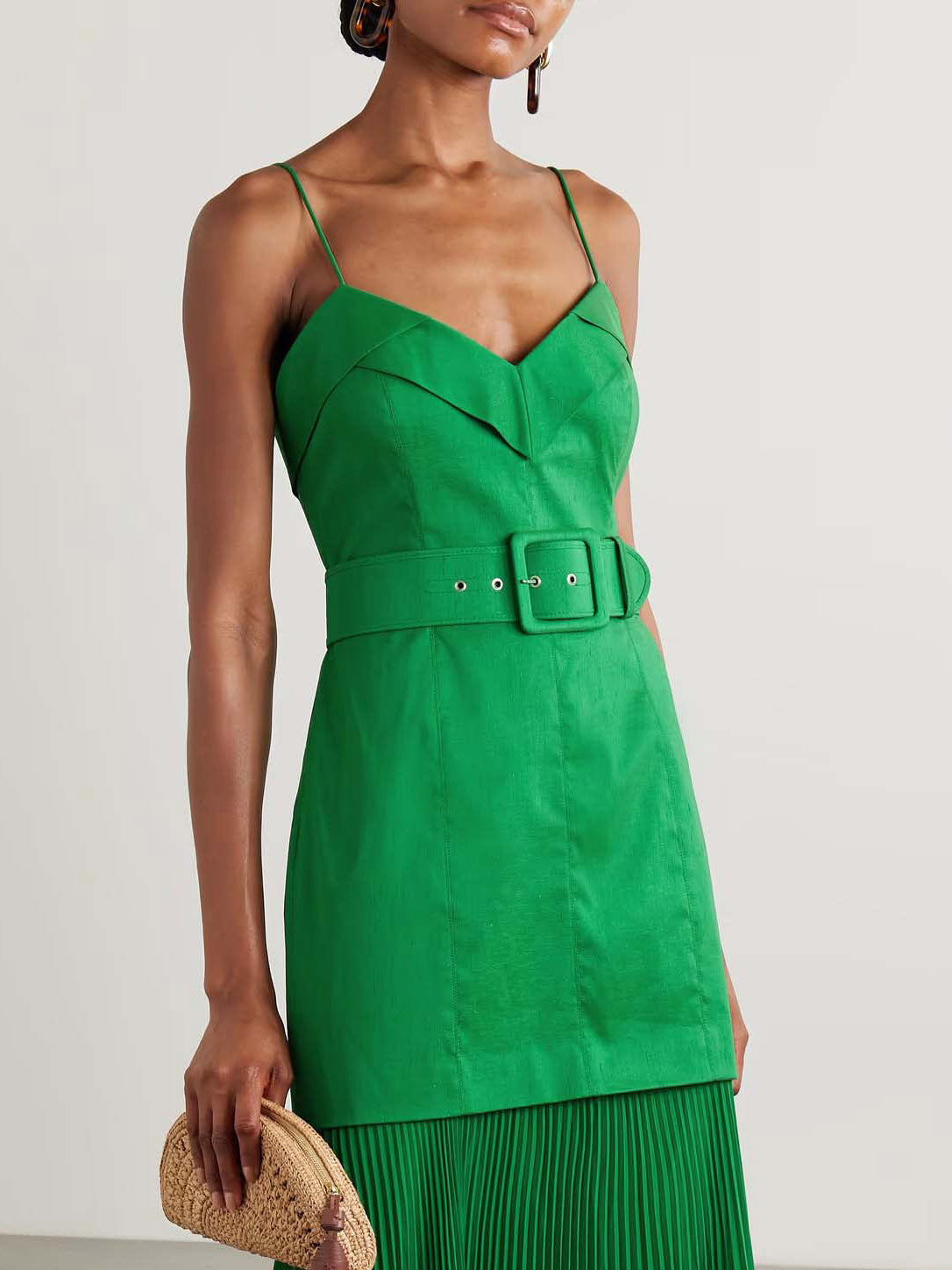 Elegantes Tanktop mit Halter-Ausschnitt und Taillenband