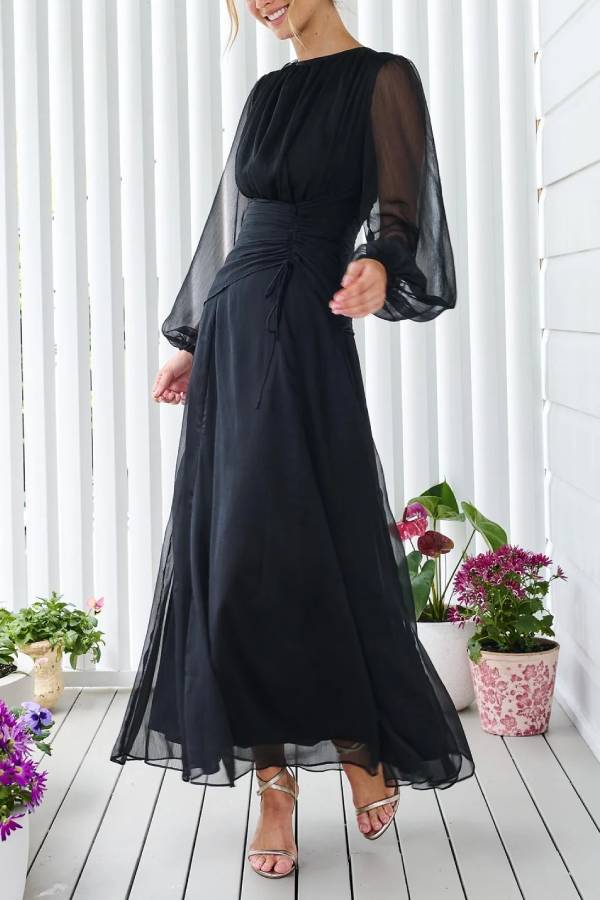 Sabine Maxi Dress - Black