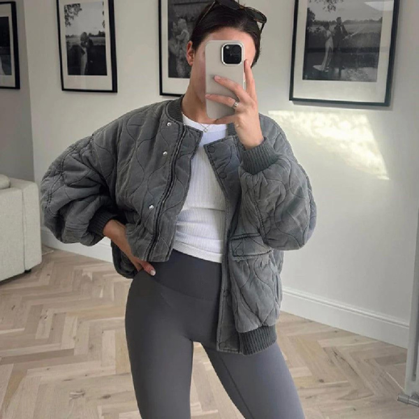 The Oslo Quilted Bomber Jacket