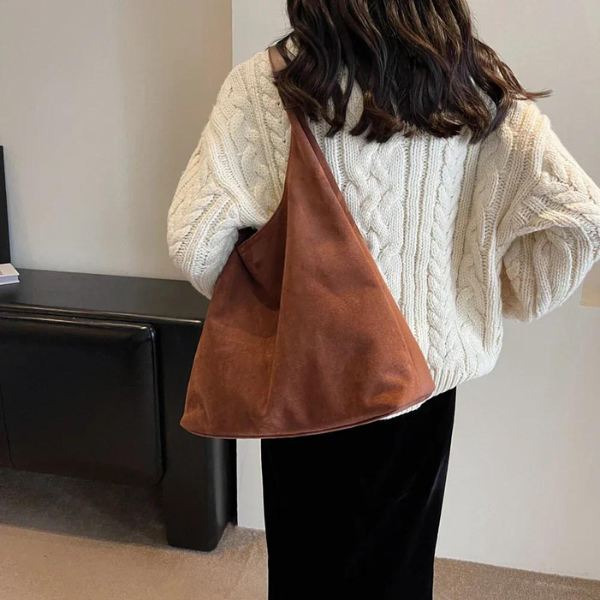 The Siena Suede Hobo Bag