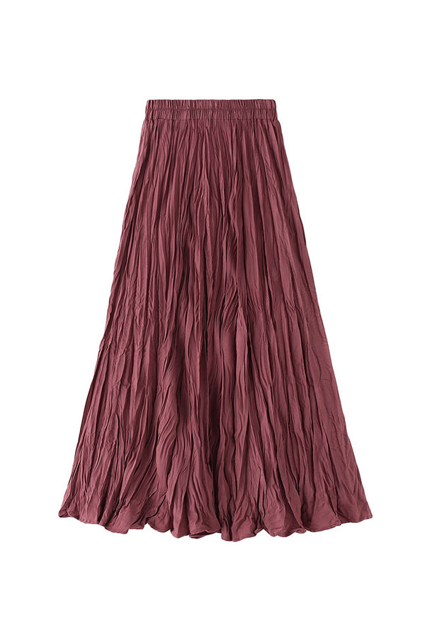 A-line mid-length winter skirt with sweater 1 one size