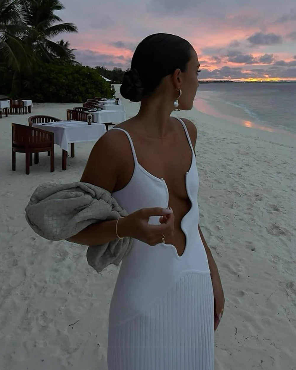 MARGOT DRESS White