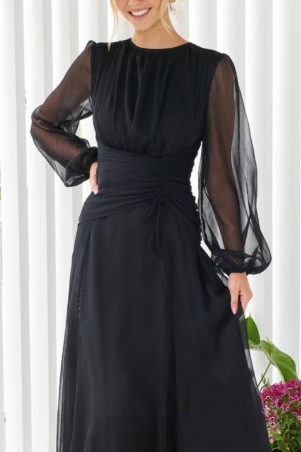 Sabine Maxi Dress - Black