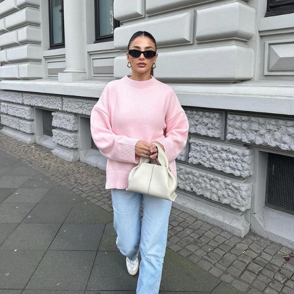 The Nice Pink Knit Sweater