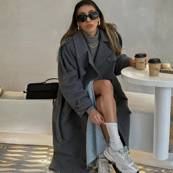 The Aspen Belted Longline Coat