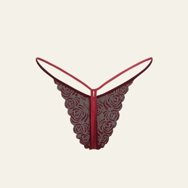 The Verona Ruffle Thong Set