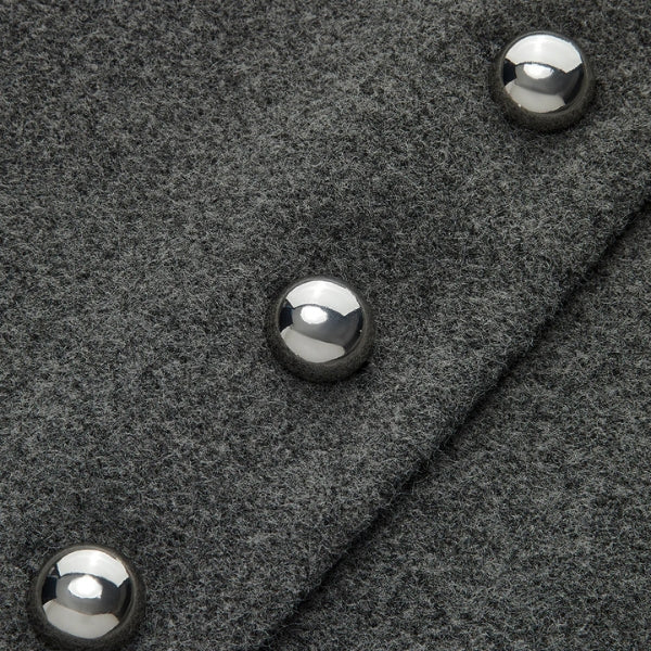 The Oslo Dome-Button Jacket