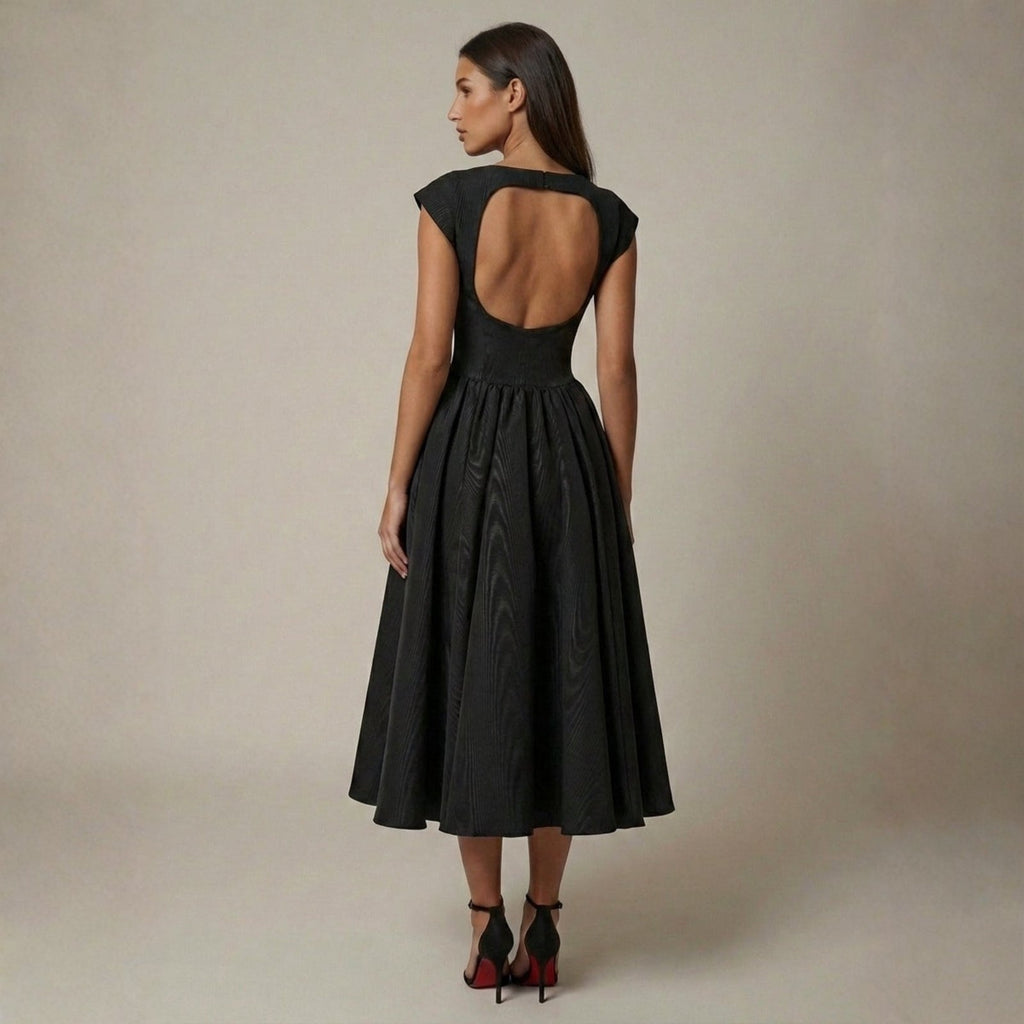 The Verona Cut-Out Midi Dress