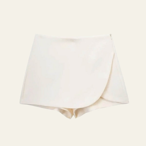 The Siena Asymmetric Wrap Skort