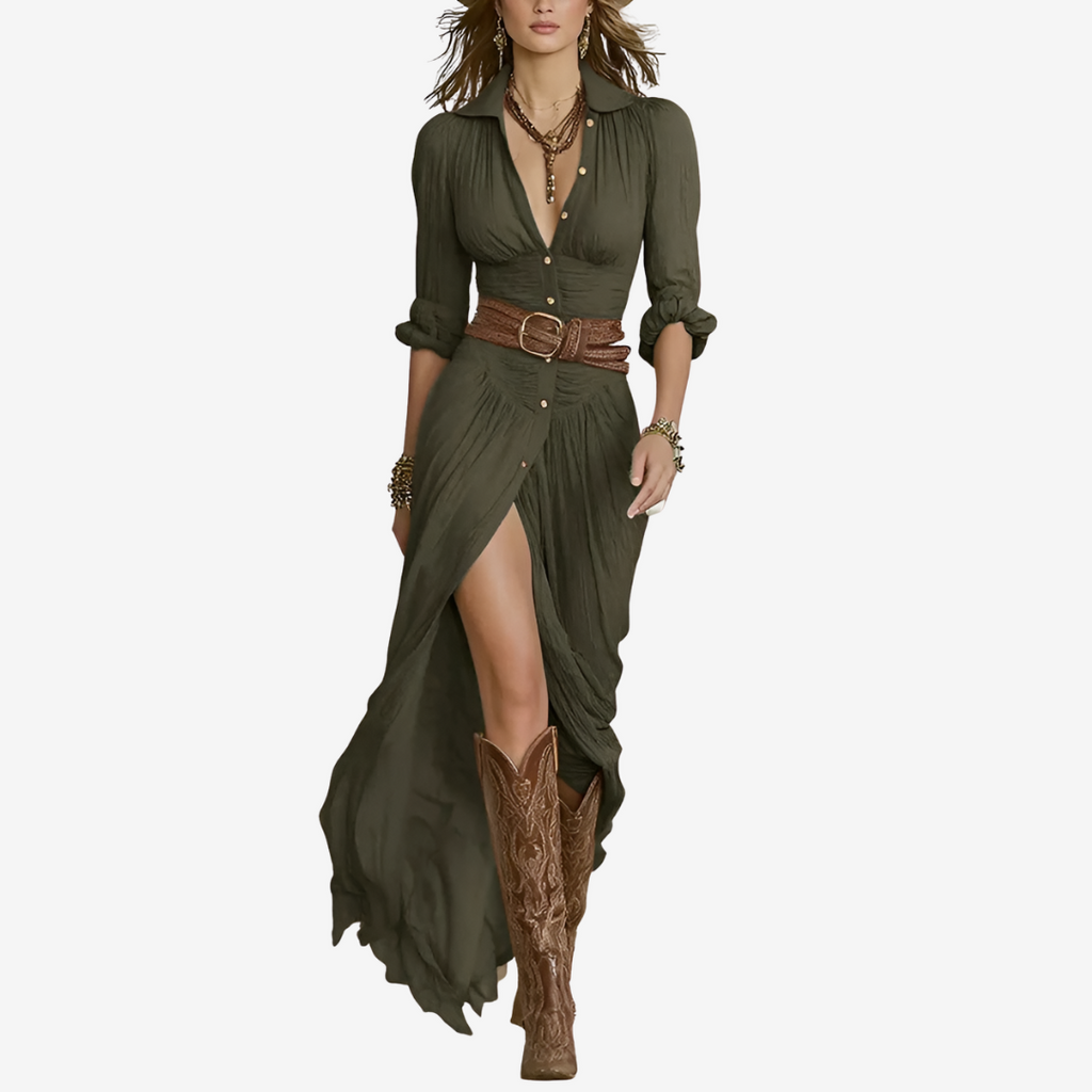 Elaris | Sculpted Bodycon Maxi Dress