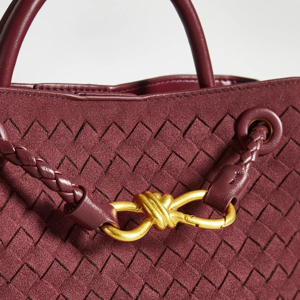 The Florence Woven Top-Handle Tote