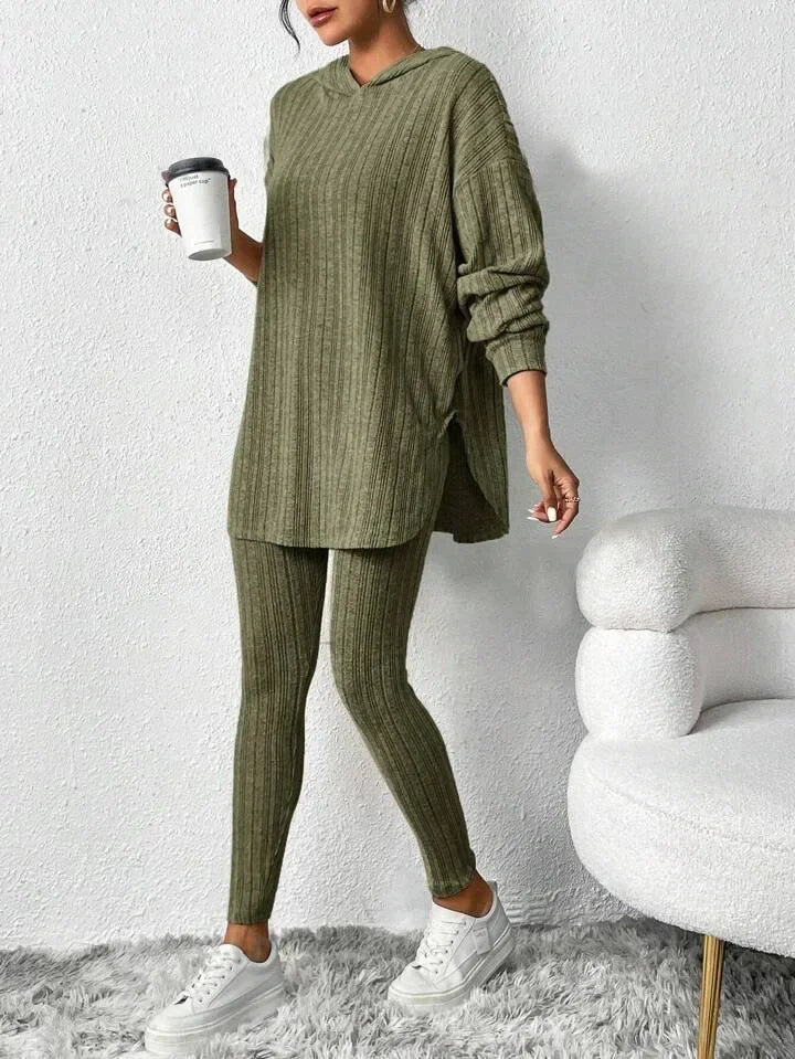 Kim Ribbed Knit Lounge Set