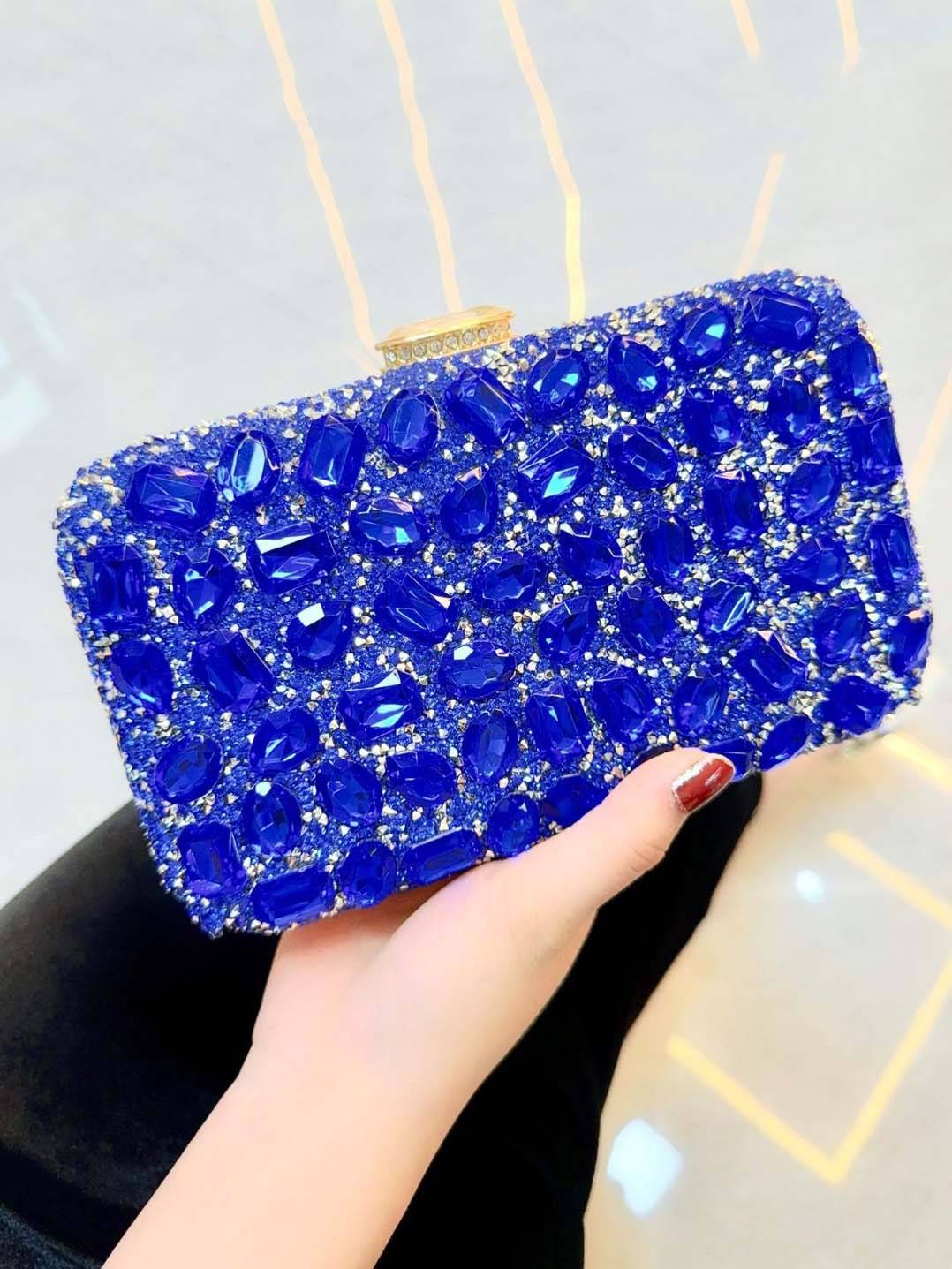 Sac à main pochette brillant