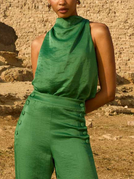 Modisches rückenfreies Top