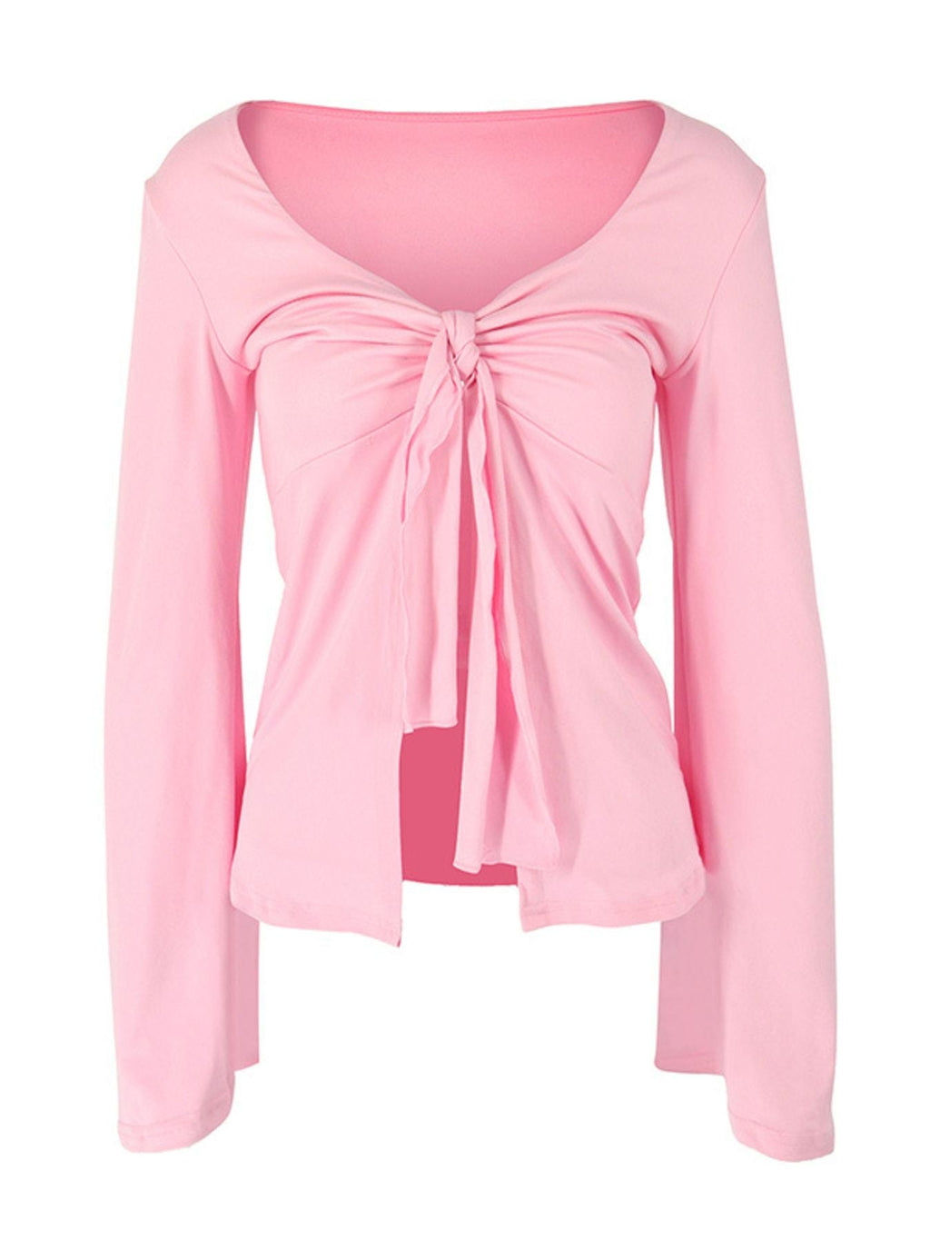 Chic Tie-Front Top – Flattering Fit