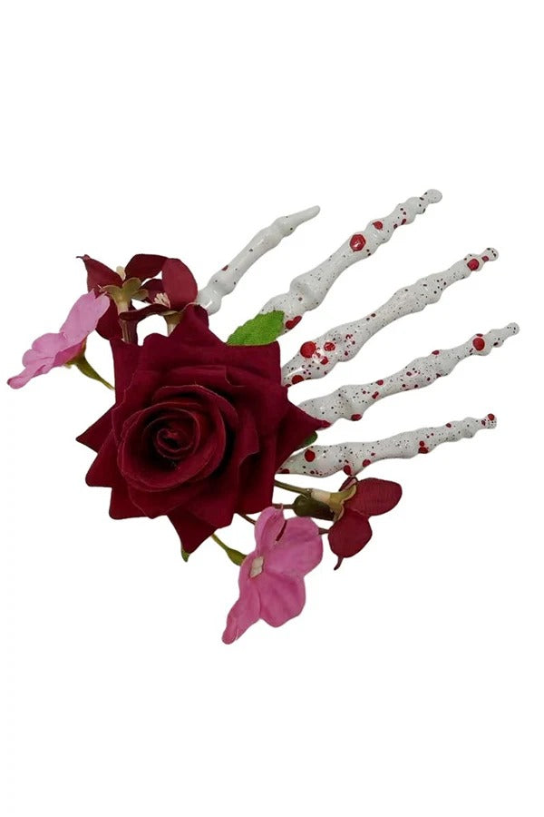 Dark-style Skull Hand Side Hair Clip