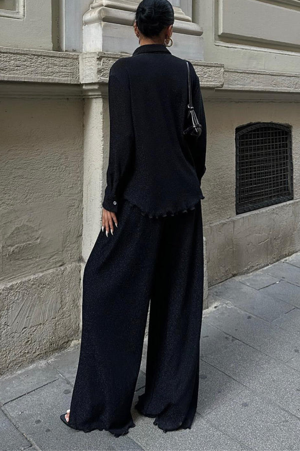 Jessie Metallic Thread Suit