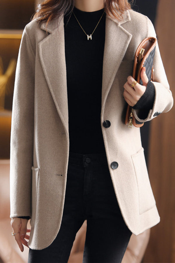 thick woolen small suit Grey