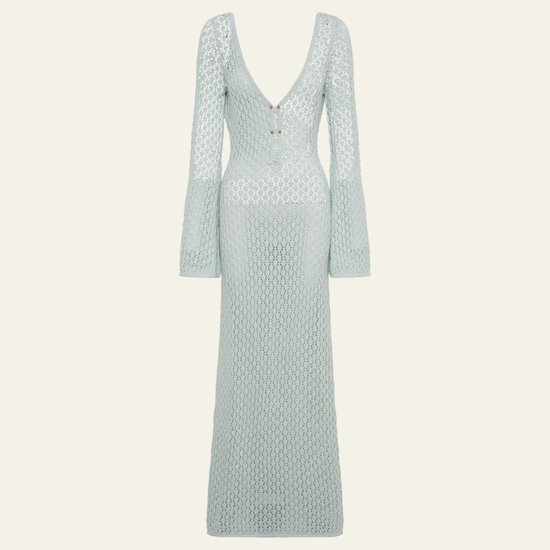 The St. Moritz Crochet Beach Maxi Dress