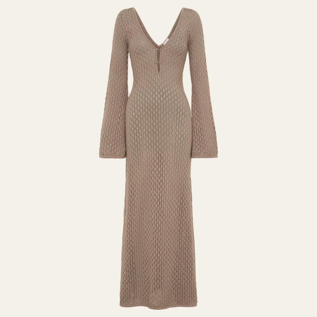 The St. Moritz Crochet Beach Maxi Dress