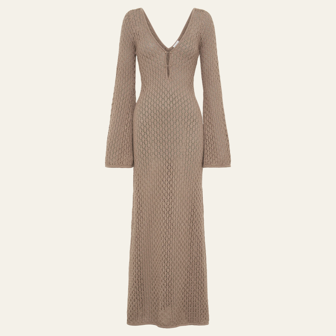 The St. Moritz Crochet Beach Maxi Dress