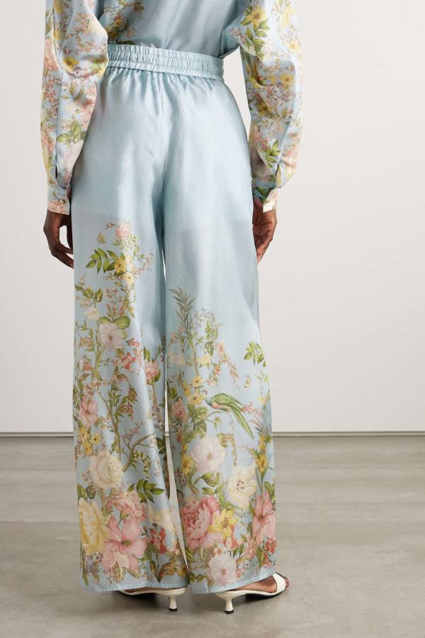 Waverly bedrucktes zweiteiliges Seidenset