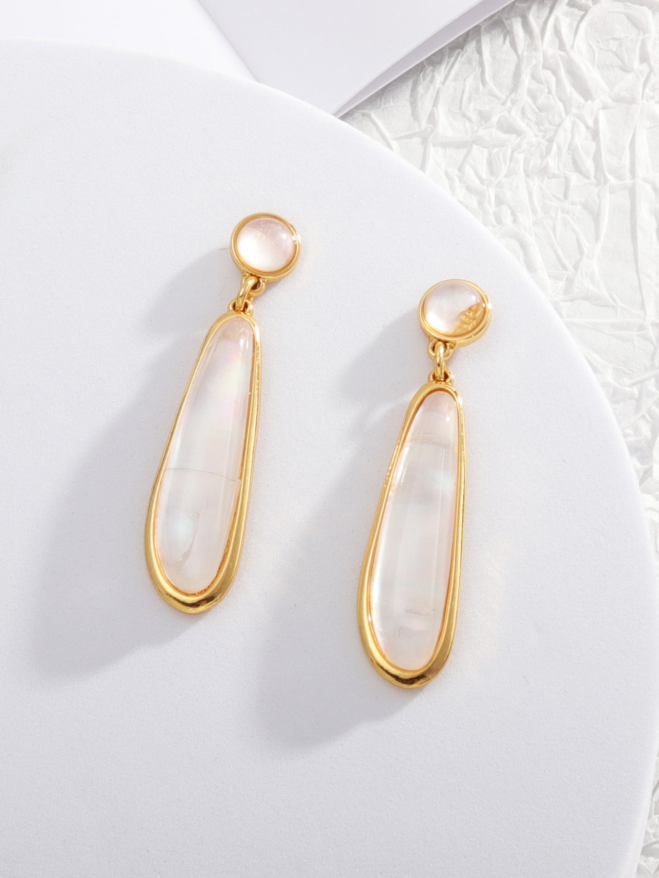 Abalone Teardrop Earrings