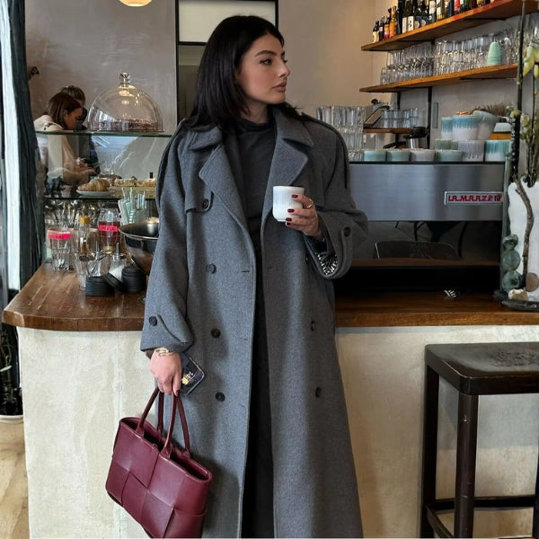 The Aspen Belted Longline Coat